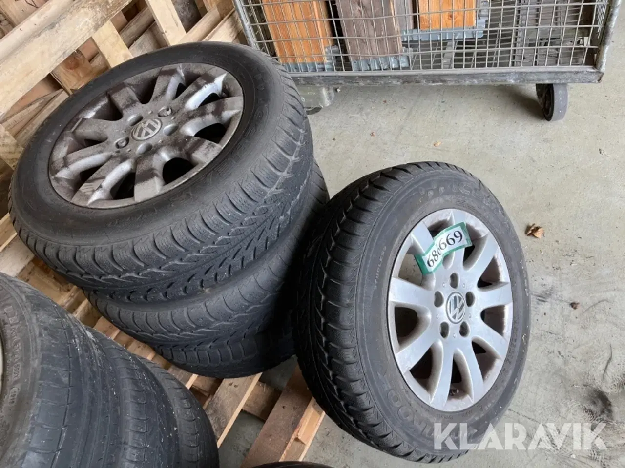 Billede 2 - Dæk Hankook/Volkswagen 195/65R15 - 4 styk
