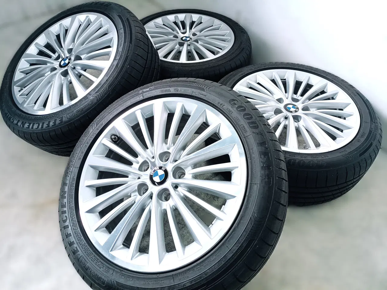 Billede 2 - 5x112 17" ET54 nav 66,6ø BMW sommersæt inkl.TPMS