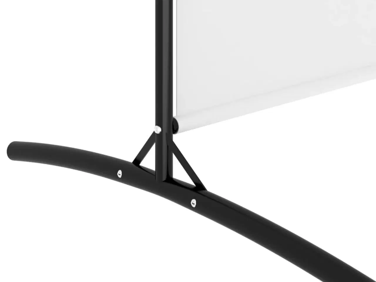 Billede 7 - 3-panels rumdeler 525x180 cm stof hvid