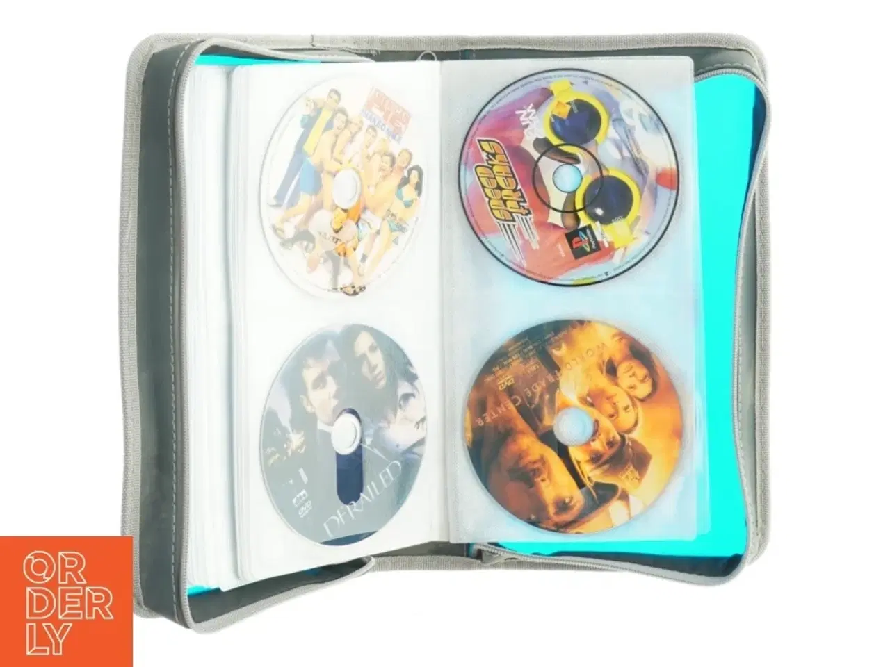 Billede 1 - Blå dvd-opbevaringsmappe fra Hama