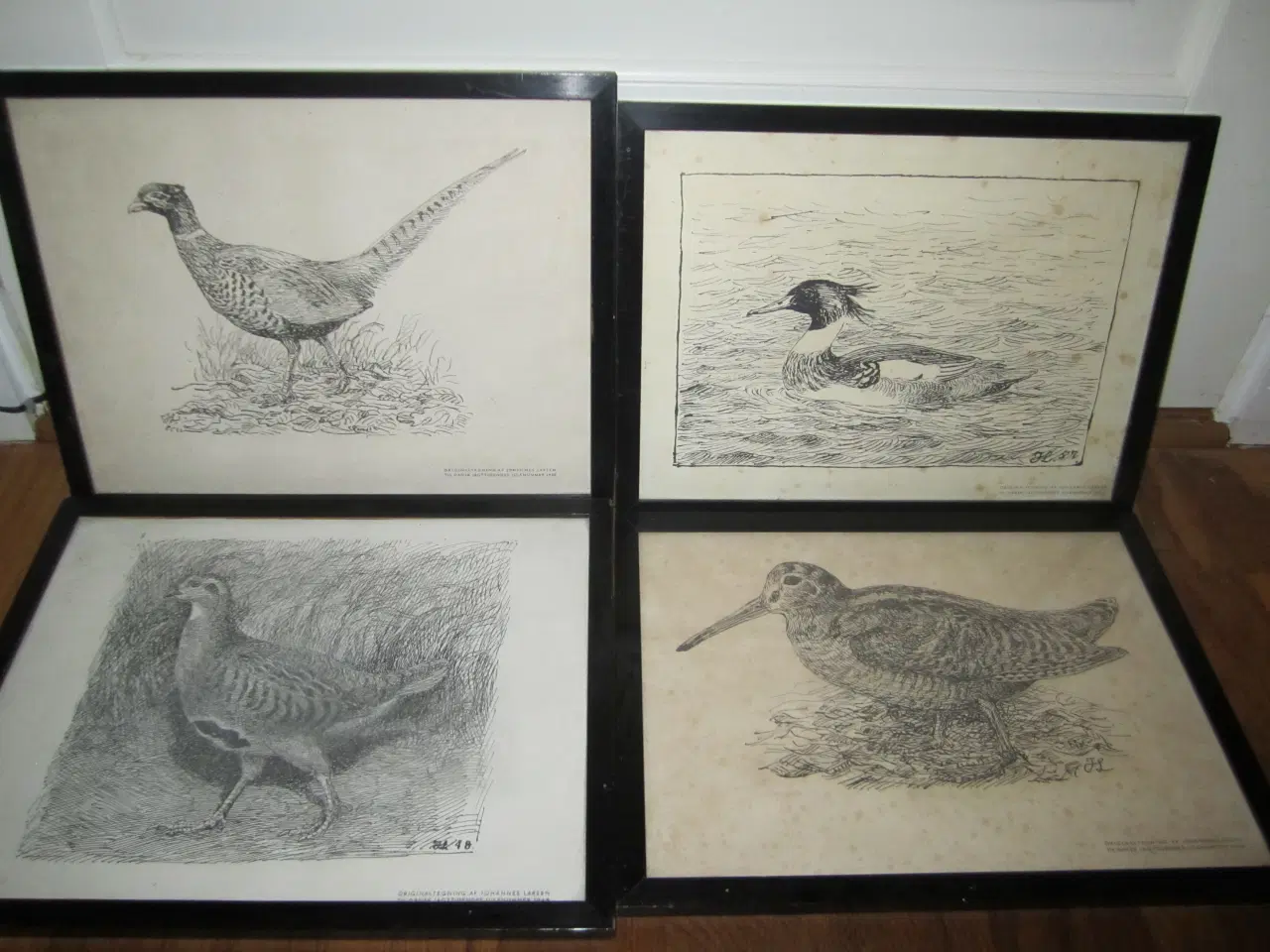 Billede 1 - JOHANNES LARSEN. BYD. 4 STK. BILLEDER. 