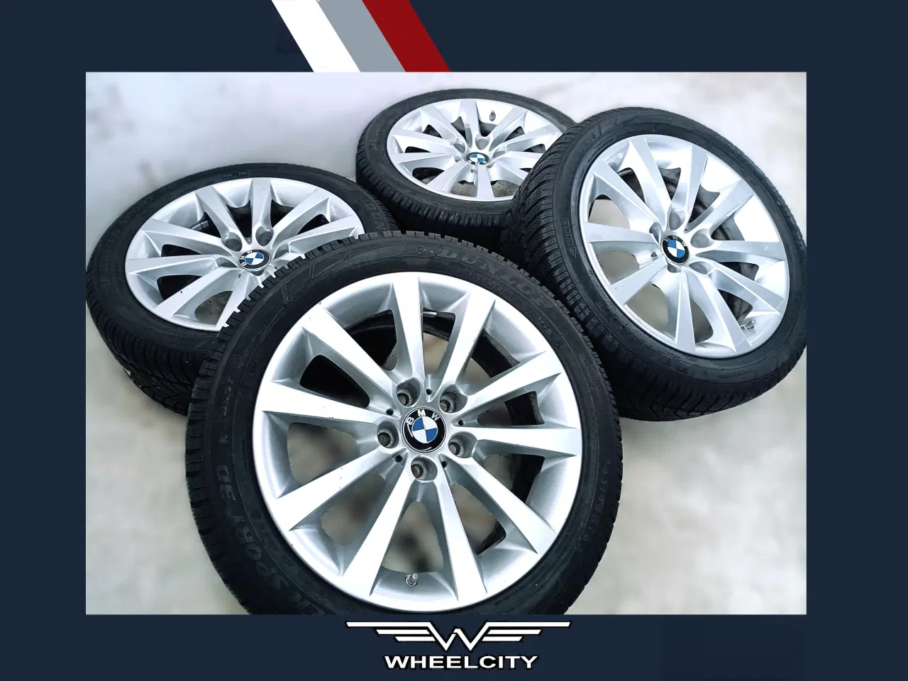 Billede 1 - 5x120 18" ET30 nav 72,6ø BMW vintersæt inkl.TPMS