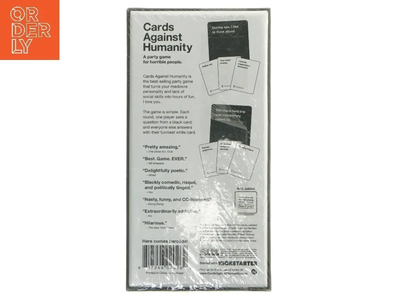 Billede 2 - Cards Against Humanity kortspil fra Cards Against Humanity (str. 20,5x10,5x7 cm)