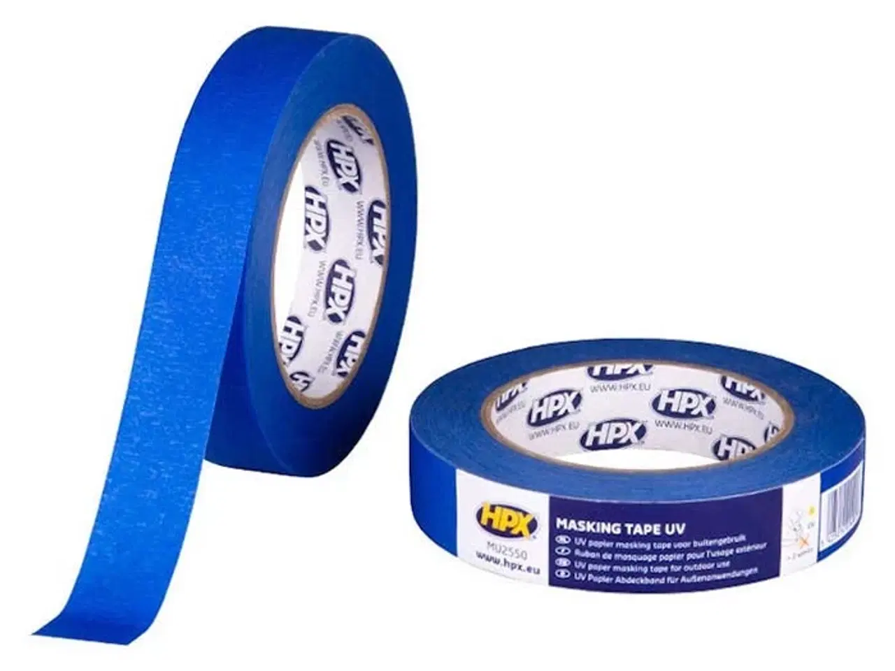 Billede 1 - HPX afdækningstape op til 60G UV, blå, 25mmx50m
