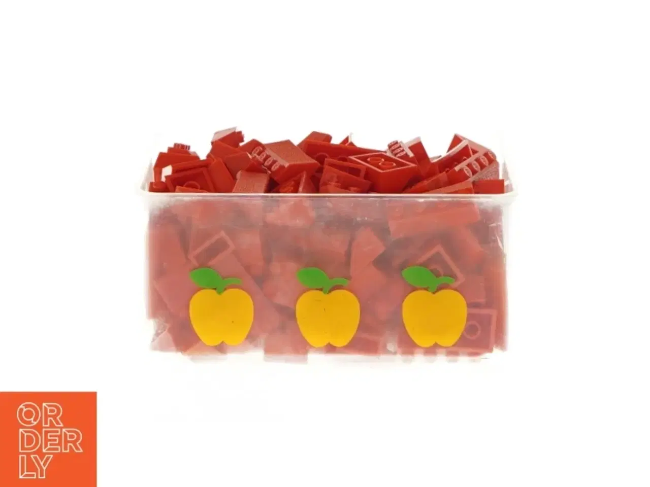 Billede 2 - Æske med røde Lego klodser