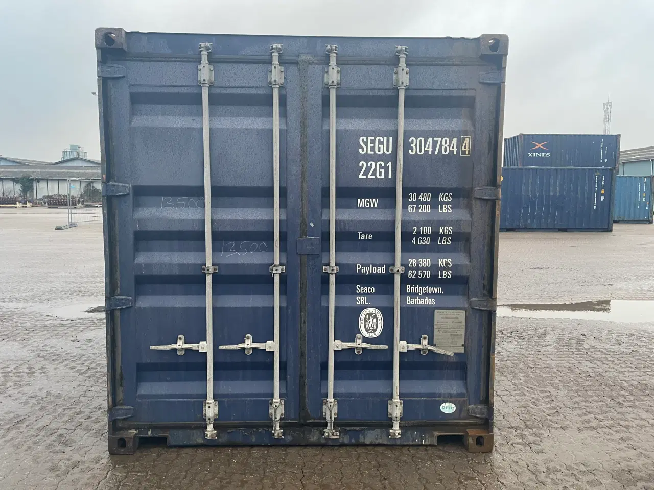 Billede 1 - 20 fods Container - ID: SEGU 304784-4