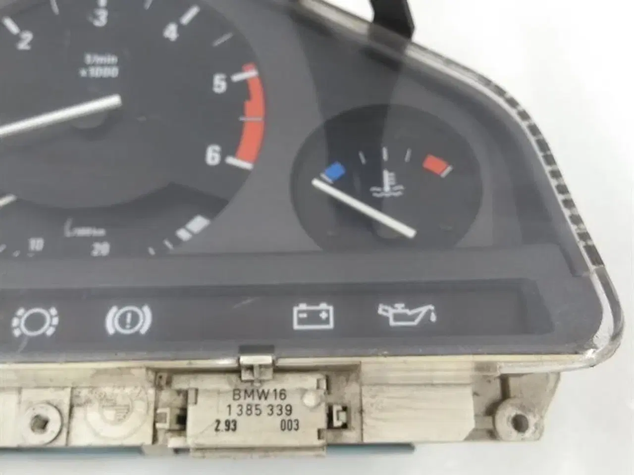 Billede 14 - Instrumentkombi MotoMeter Brugt 312265 km E13285 BMW E30