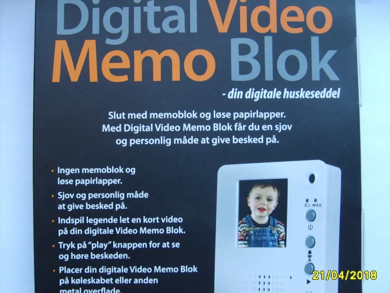 Billede 2 - Digital Video Memo Blok inPlay fra OFFICE ONE