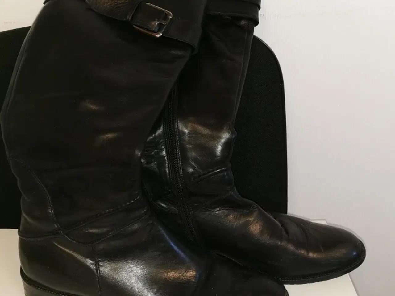 Billede 1 - Sorte lange støvler