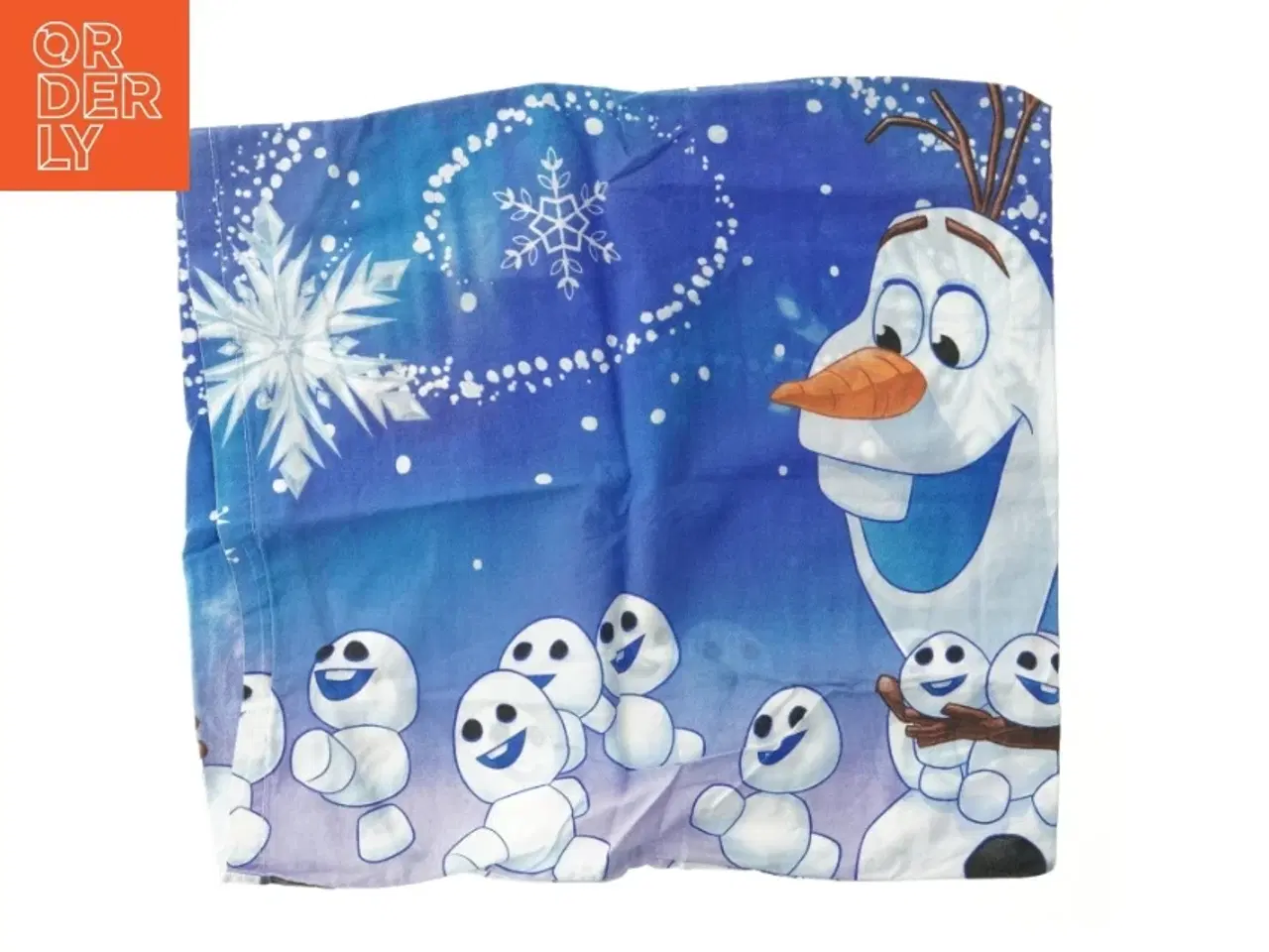 Billede 2 - Disney Frozen babypudebetræk med Olaf - aldrig brugt (str. 40x44 cm)