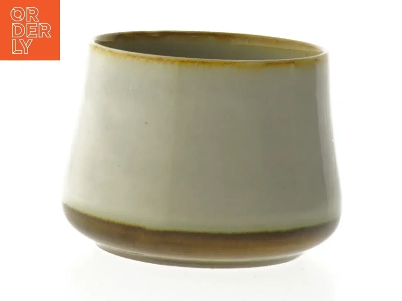 Billede 3 - Stentøj nr 302 sukkerskål/ marmeladekrukke med låg fra Bing &Grøndal (str. Ø 9 cm)