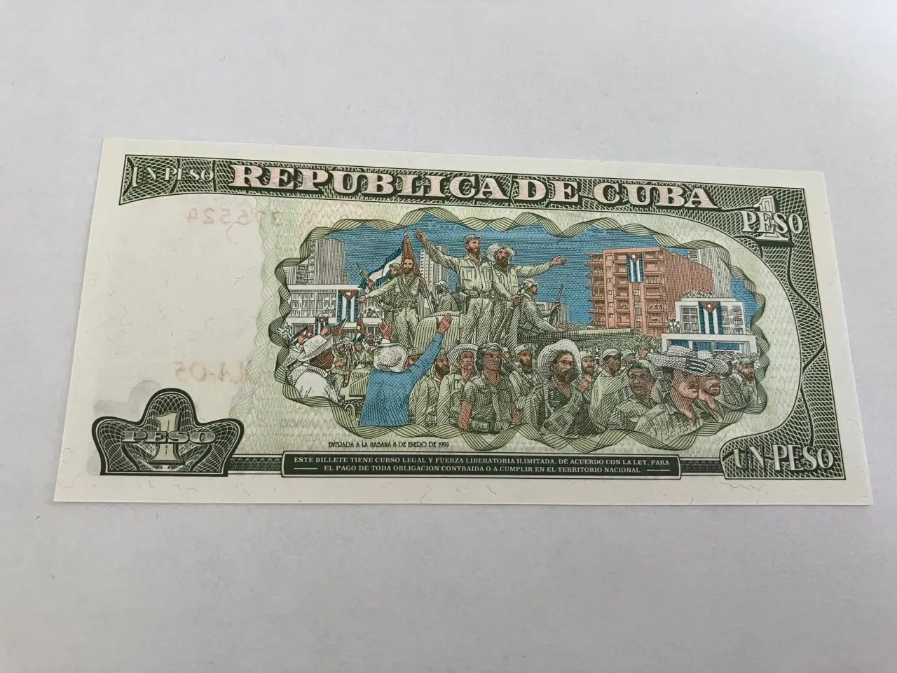Billede 2 - 1 Peso Cuba 1995