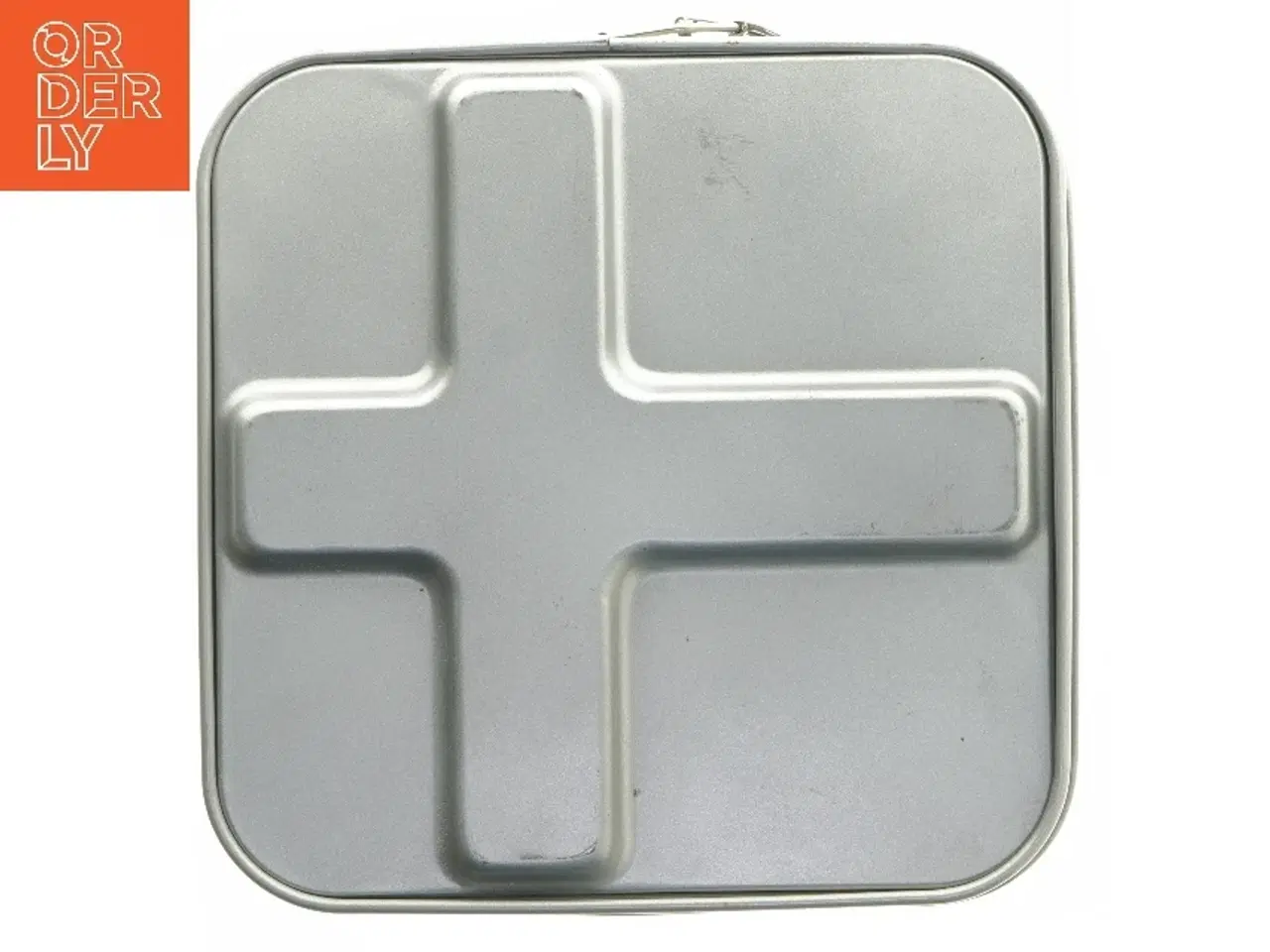 Billede 3 - Kvadratisk springform formet som flag (str. 6,5x25,5x25,5 cm)