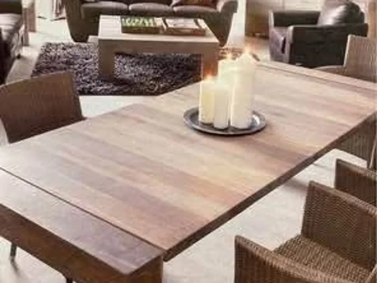 Billede 7 - Spisebord i udsøgt kvalitet med stole