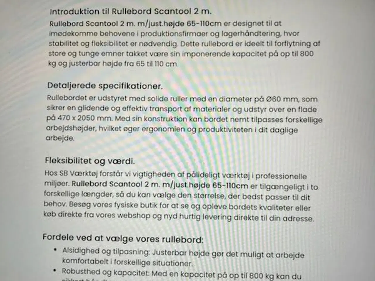 Billede 4 - Rullebord scantool