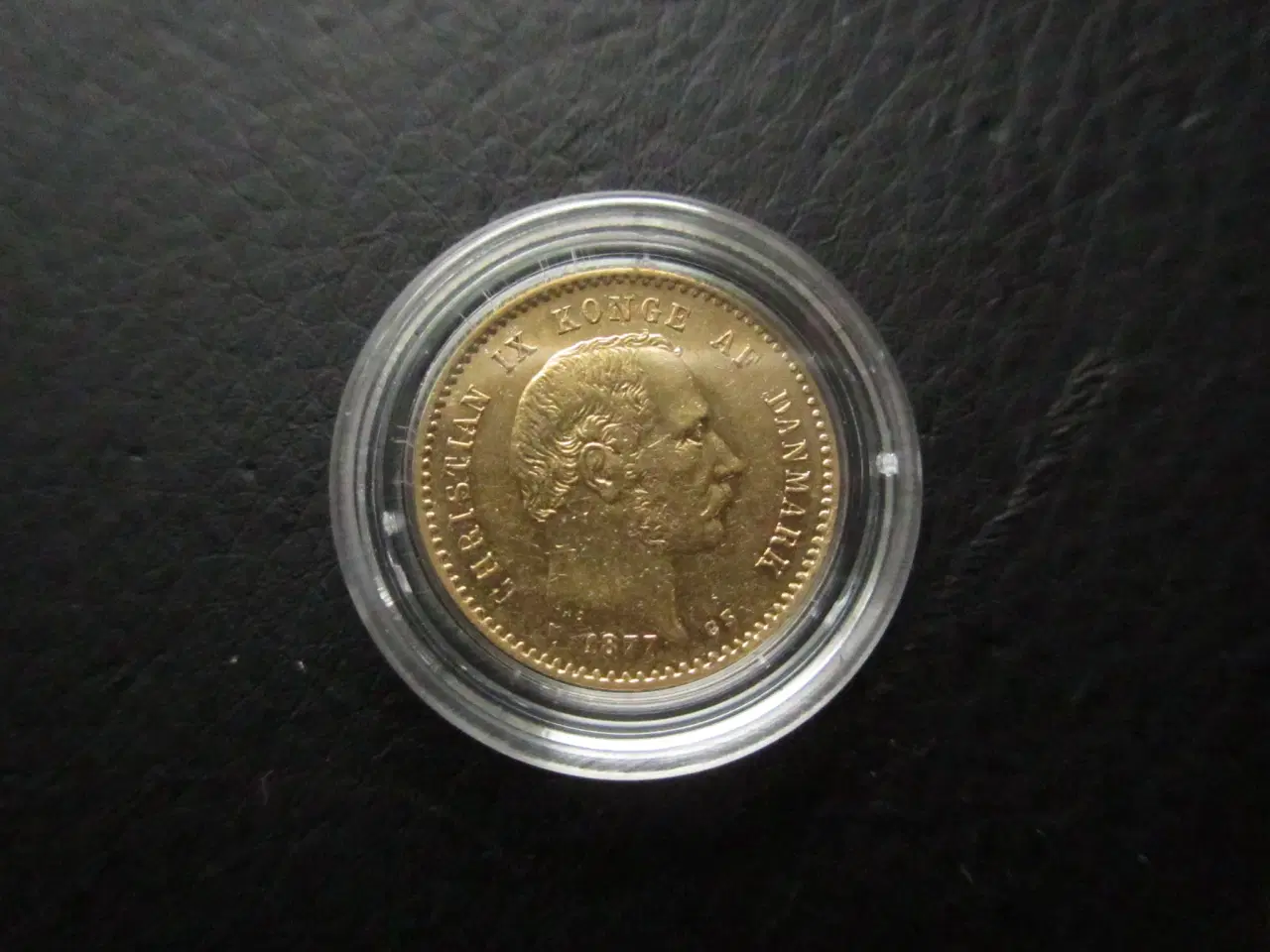 Billede 1 - 10 kroner 1877 guld, sværeste årstal! FAST PRIS