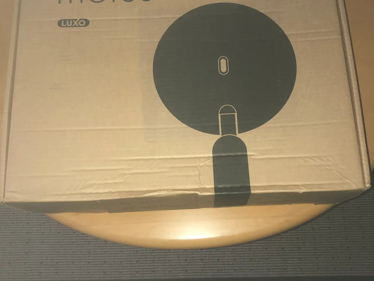 Billede 1 - Motus Table - Sort kontorlampe med sort fod.