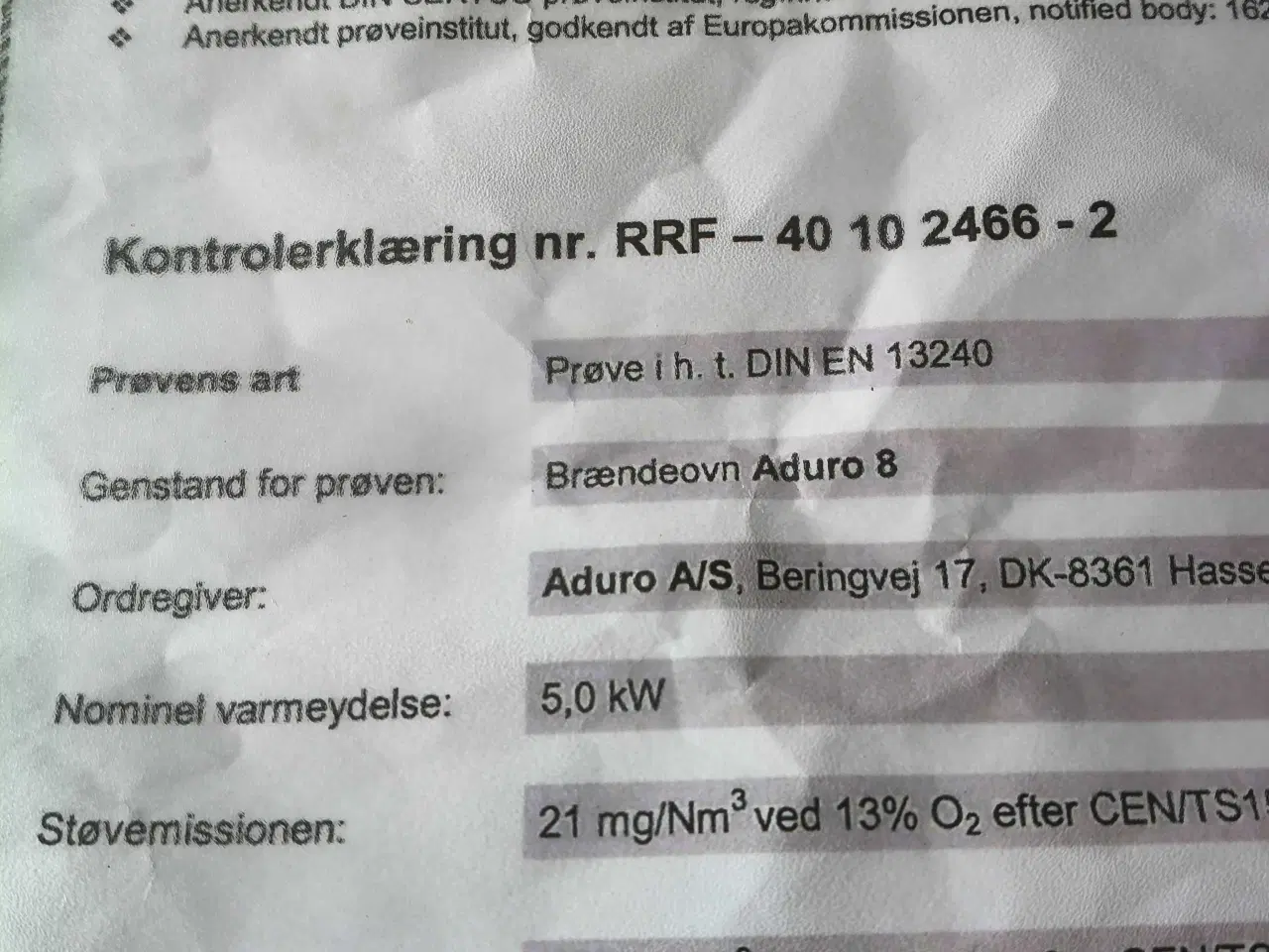 Billede 11 - Aduro 8 brændeovn 