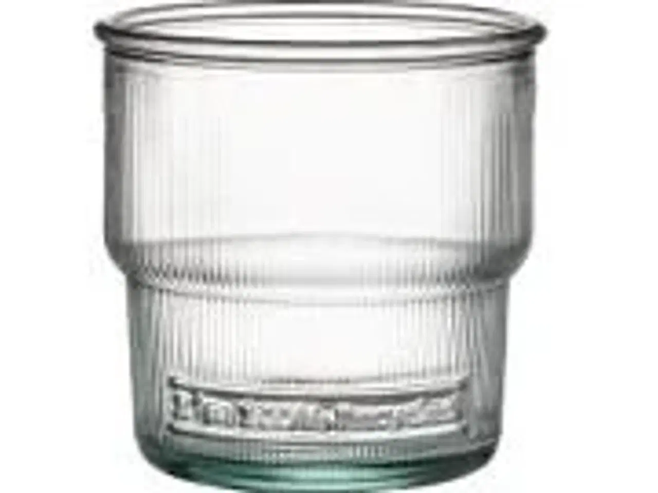 Billede 1 - 57 stk. Vandglas stabelbar 30 cl recycle