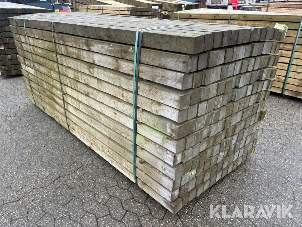 Billede 2 - Trykimprægnerede stolper 168 styk