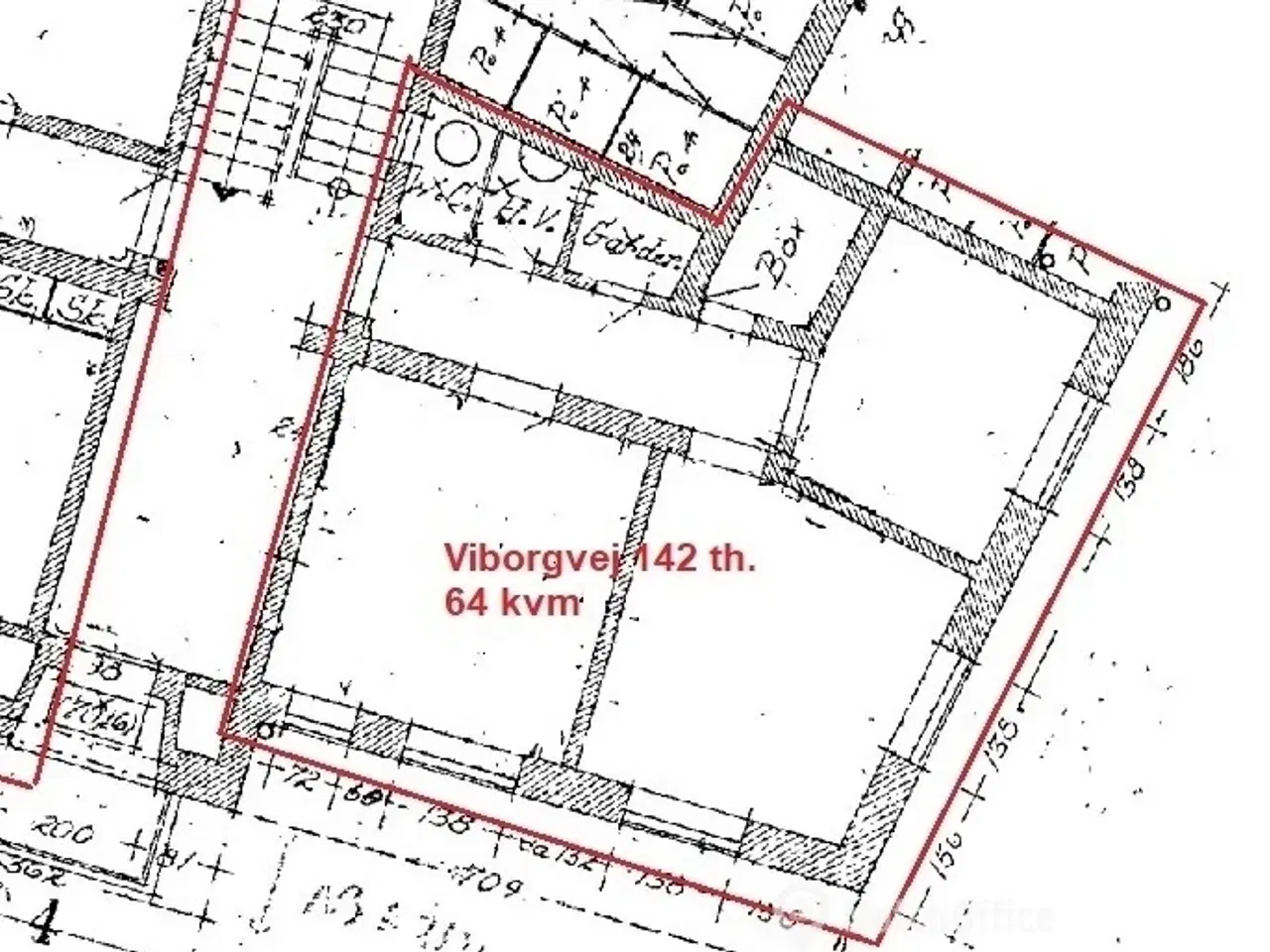 Billede 2 - Kontor på Hasle Torv med 2 separate kontorrum