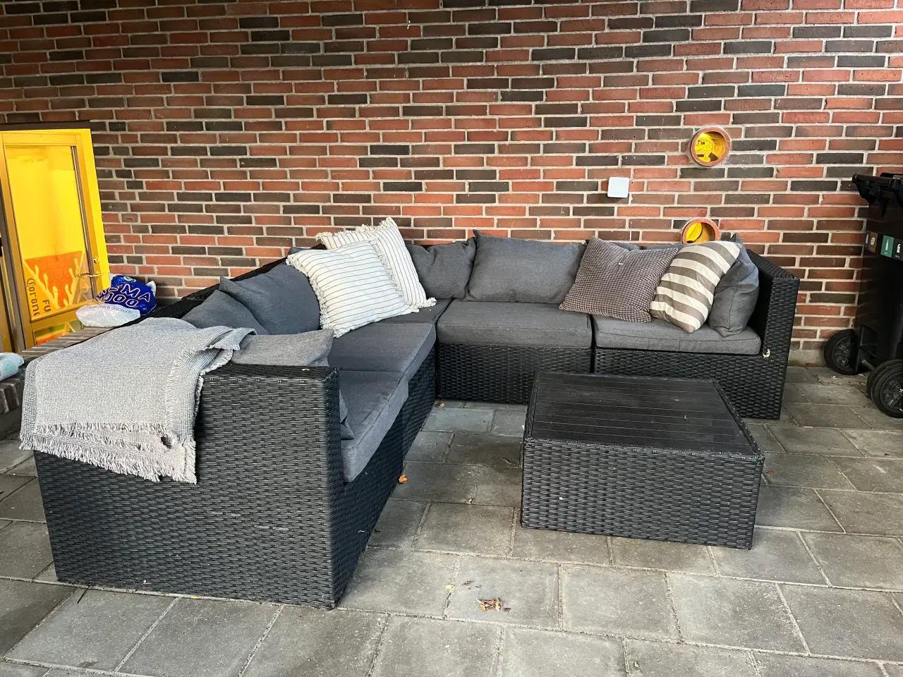 Billede 1 - Lounge hjørnesofa med bord