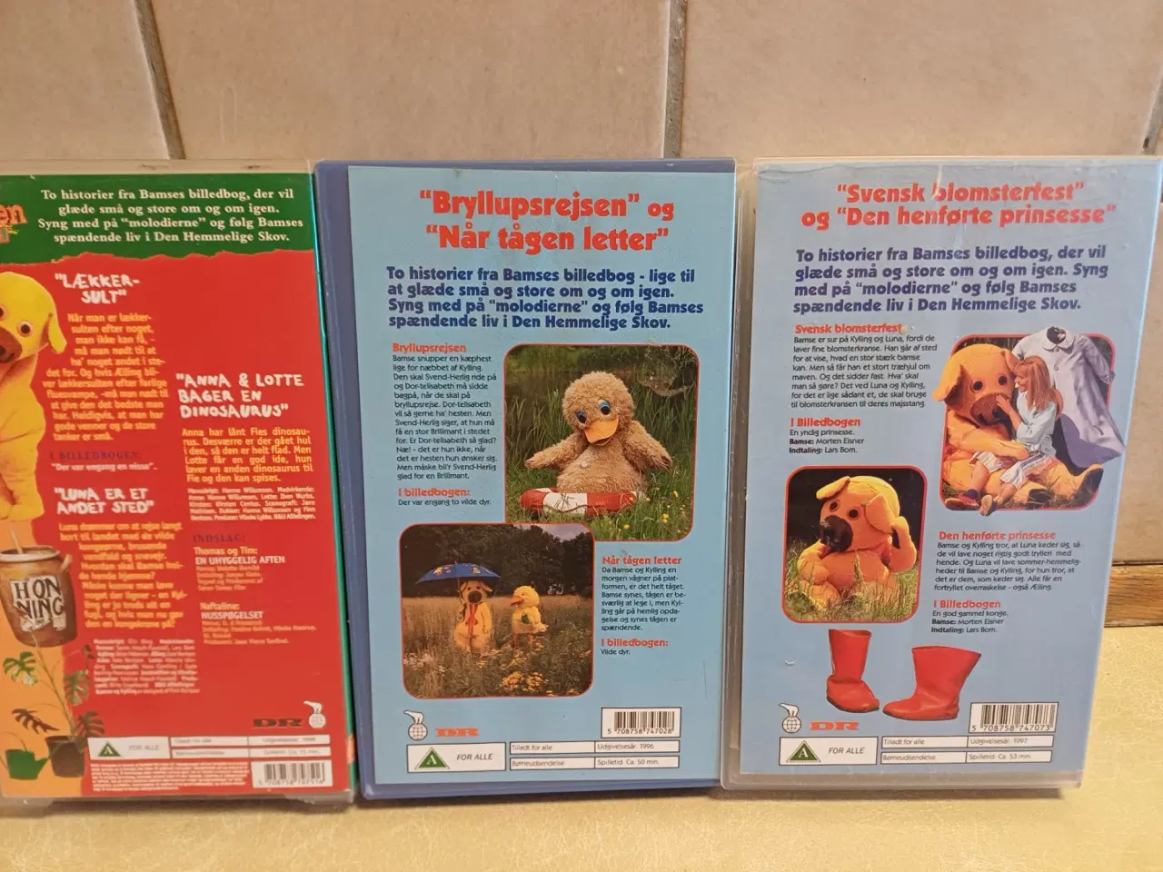 Billede 3 - Bamses Billedbog VHS samling børnefilm