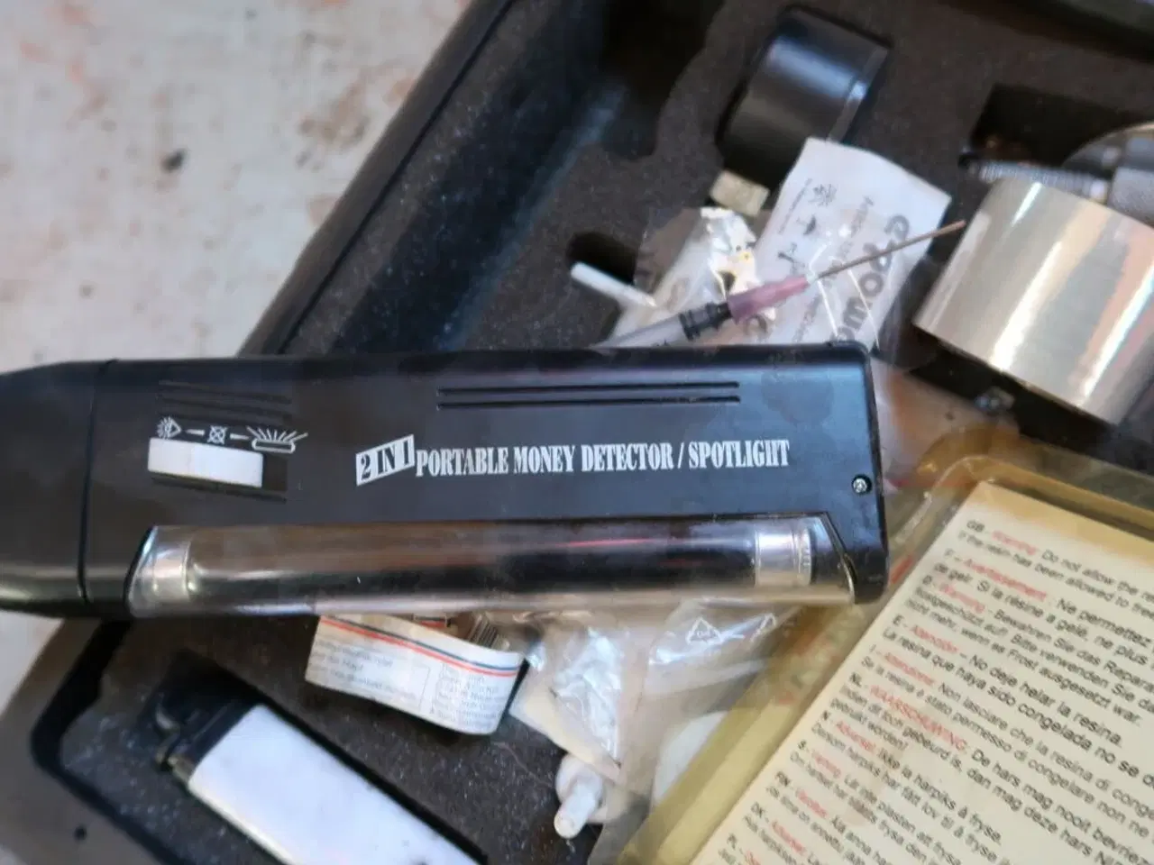 Billede 4 - Forfalskningsdetector 2IN1 Portable Money Detector/Spotlight