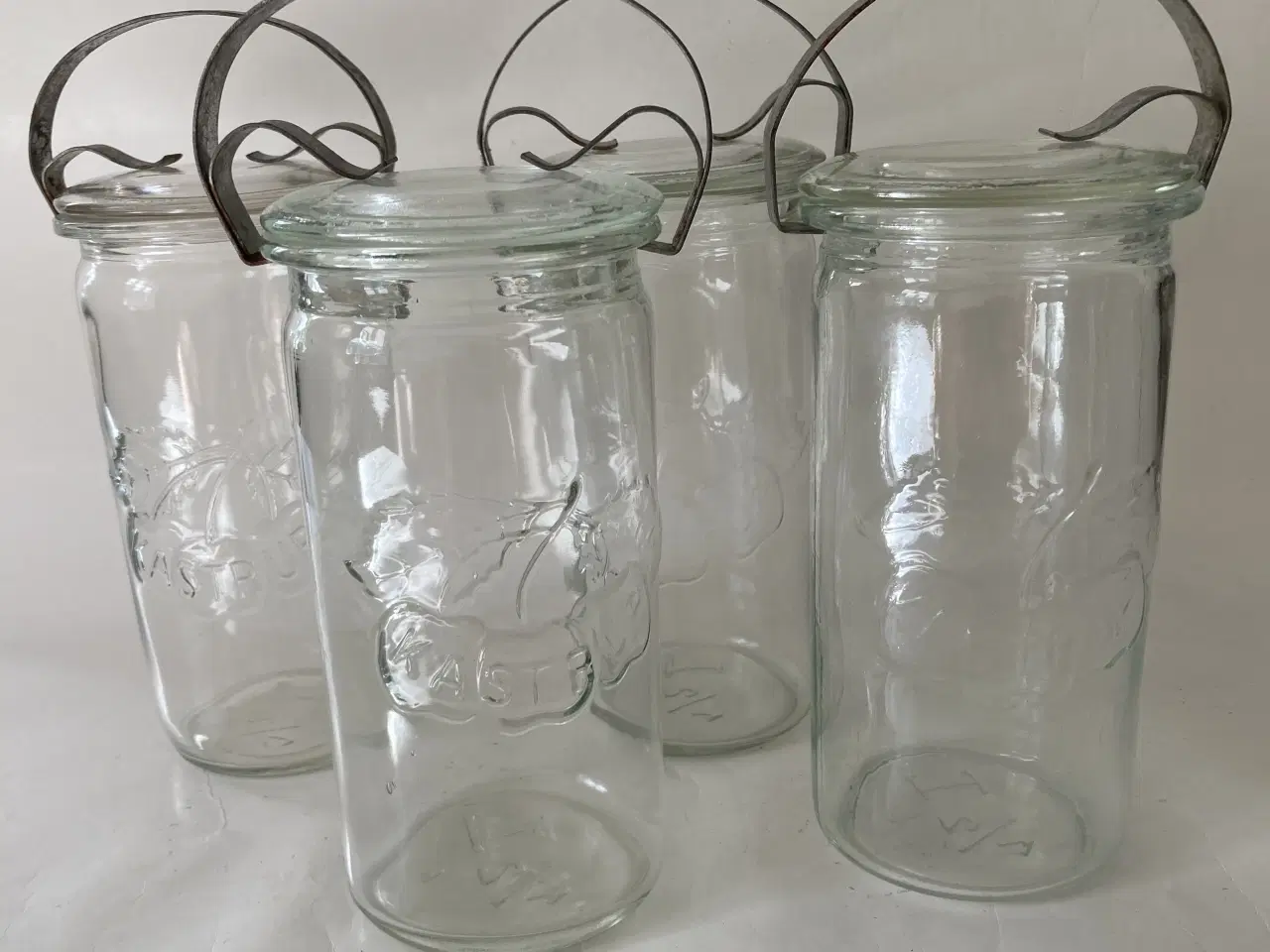 Billede 1 - ½L Kastrup Sylteglas / Henkogningsglas + ekstra lå