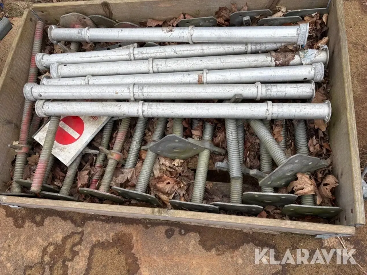 Billede 5 - Stillads Jumbo og andre rullestillads diverse andet 8 blandede paller samlet lot