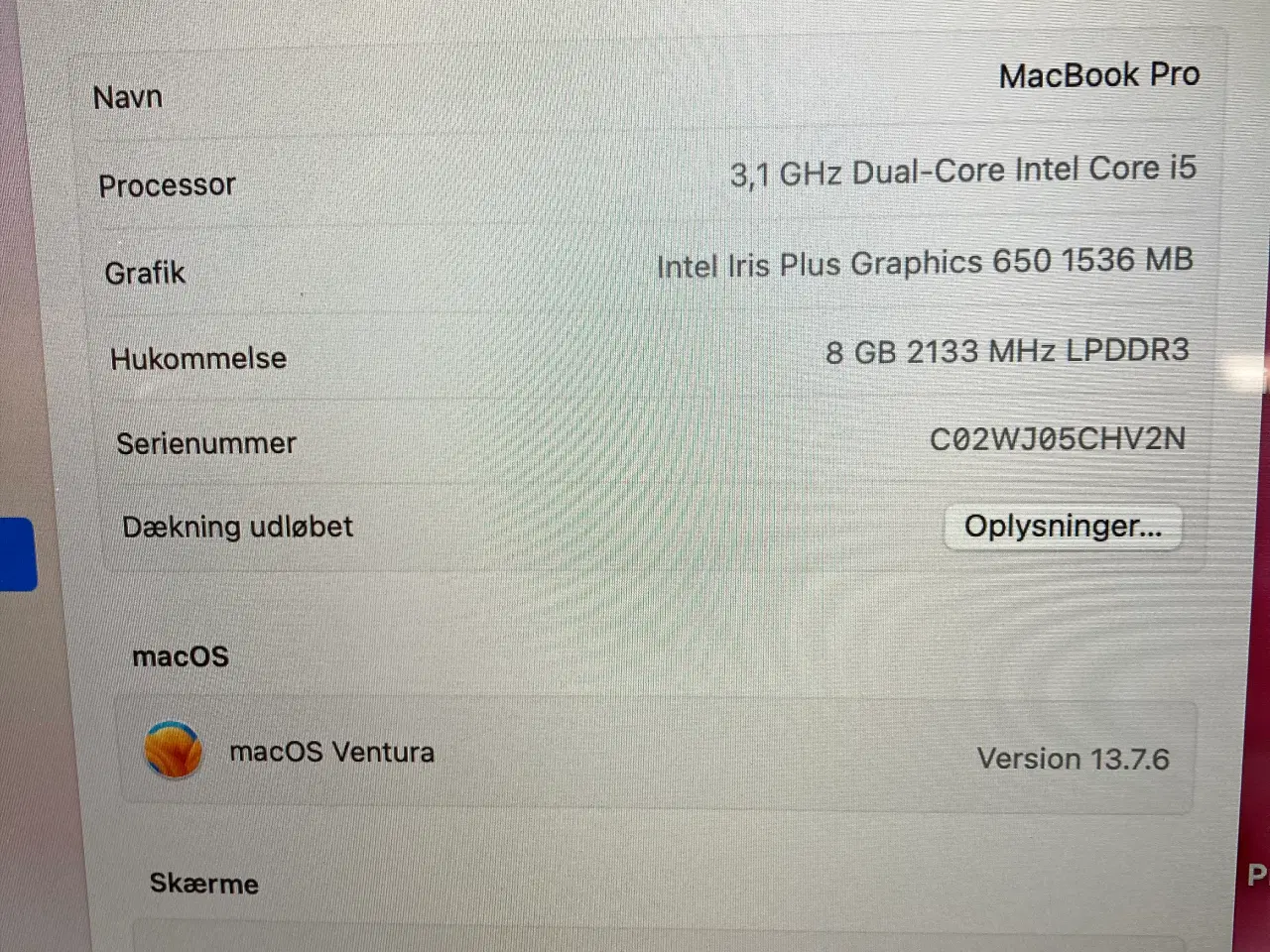 Billede 4 - MacBook Pro 13", sølv