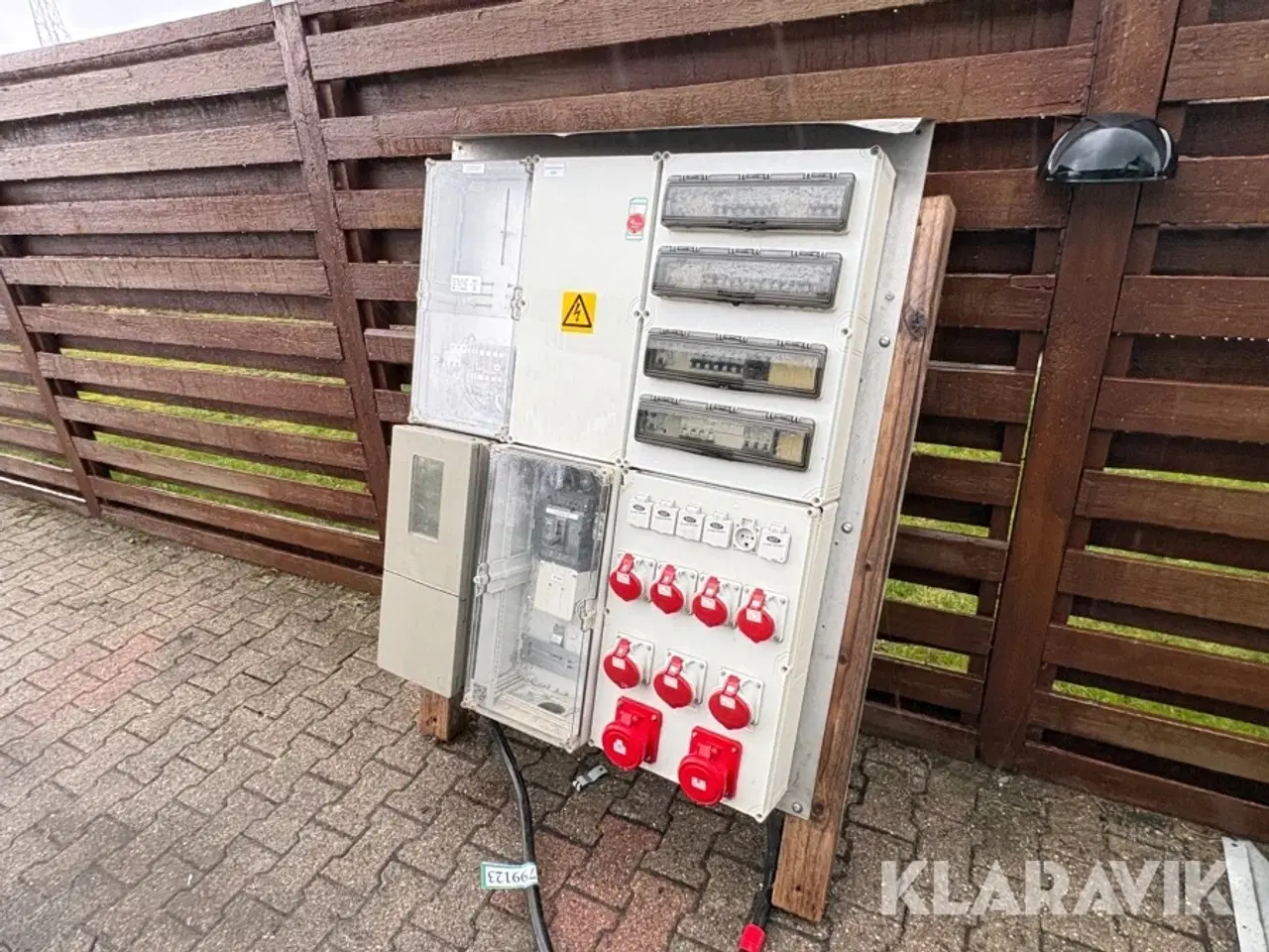 Billede 1 - Byggestrømtavle