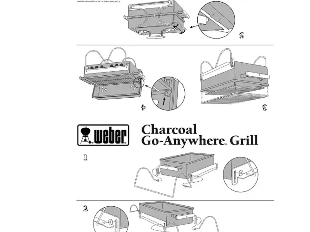 Billede 5 - WEBER GO-ANYWHERE KULGRILL 