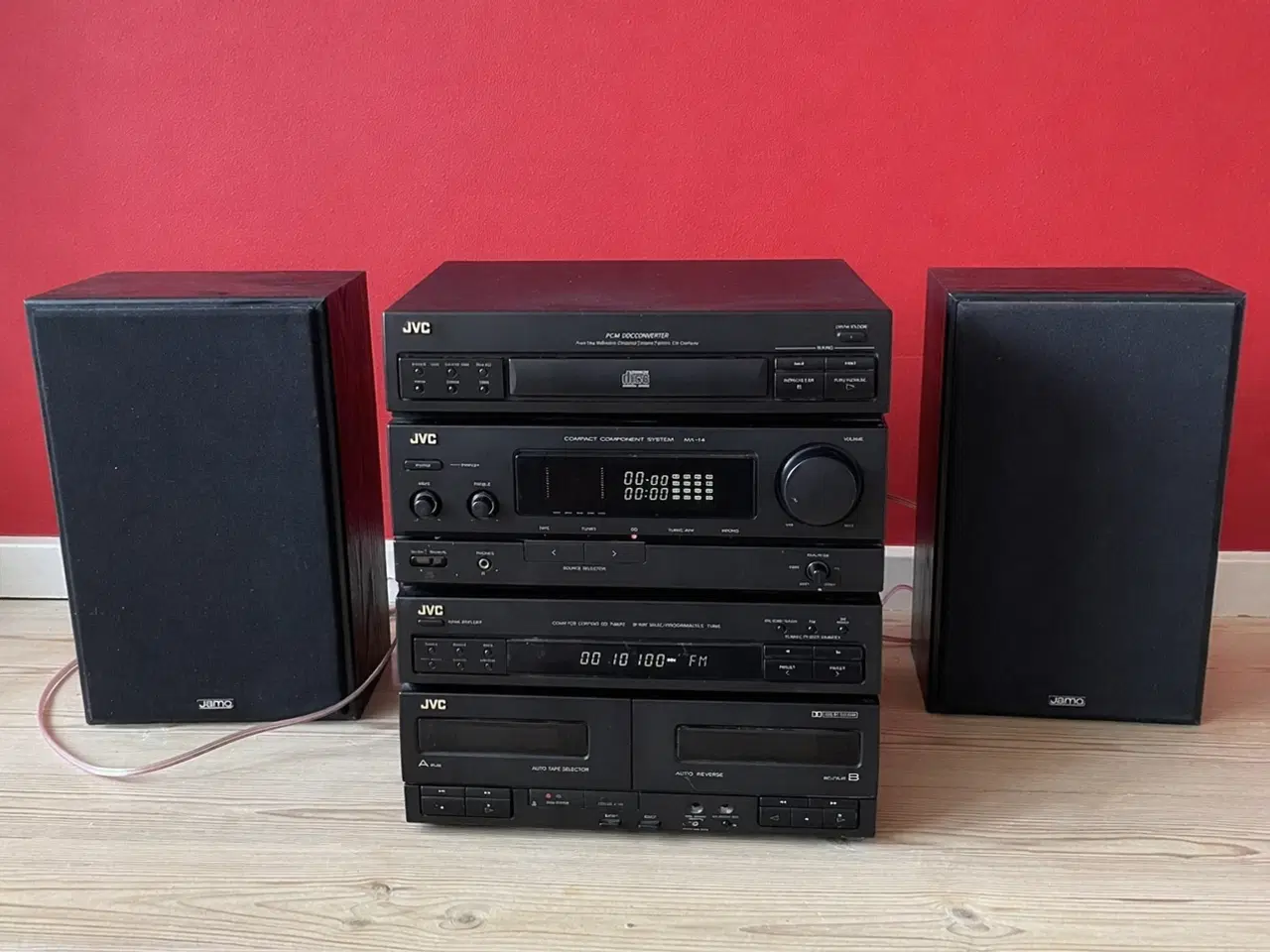 Billede 1 - Sejt vintage JVC MX-44 stereoanlæg med Jamo højtta