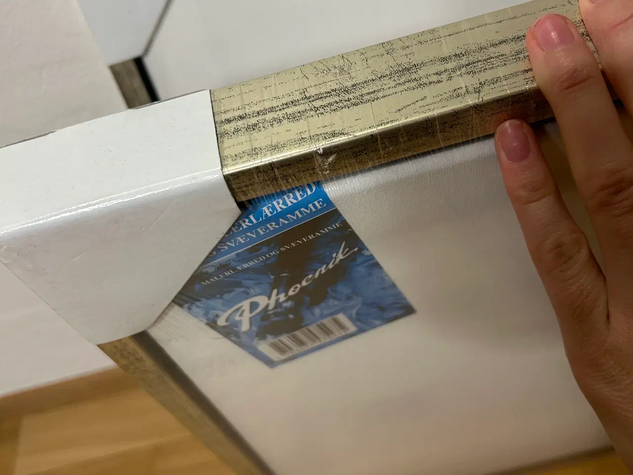 Billede 2 - Helt nye lærreder med svæveramme 39,5x39,5