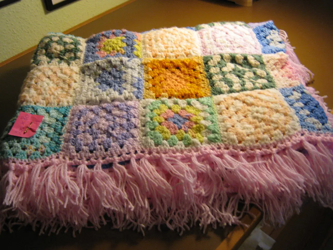 Billede 1 - Tæpper i Oldemors firkanter NYT