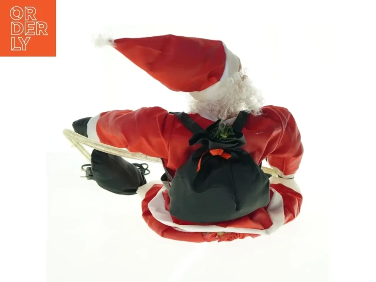 Billede 3 - Julemandsfigur med belysning (str. 36. x 37 cm)