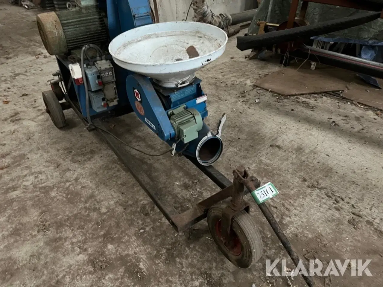 Billede 4 - Kornblæser Kongskilde TRL150 med cellesluse CAD20-2