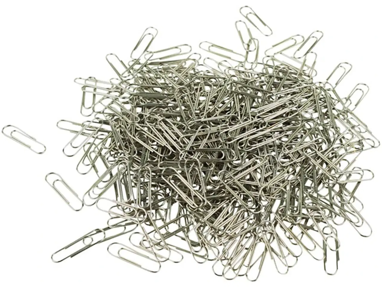 Billede 1 - Kvalitets papirclips 28 mm - 1000 stk. i metal