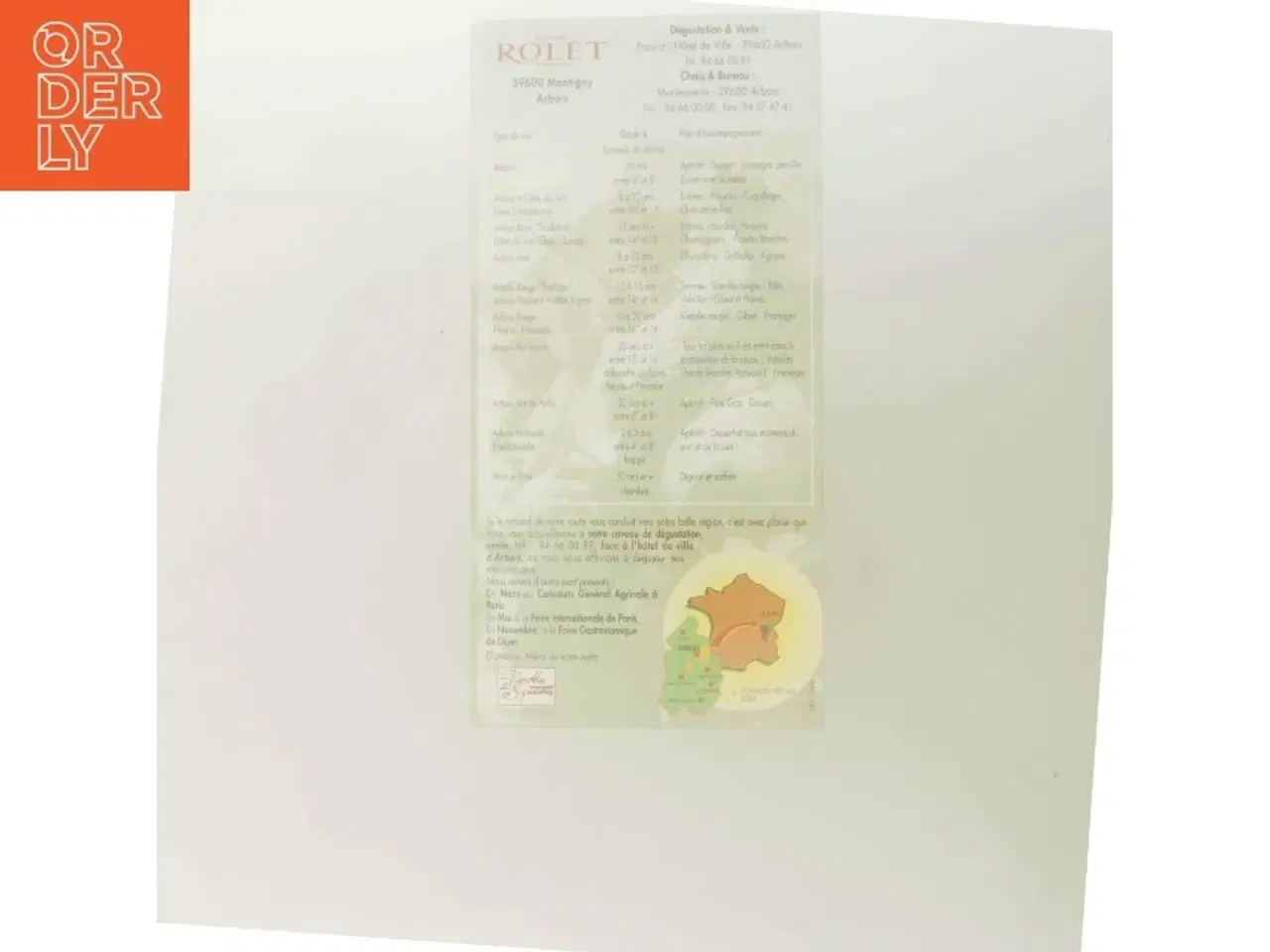 Billede 4 - Tarif Printemps 1996 (Bog)