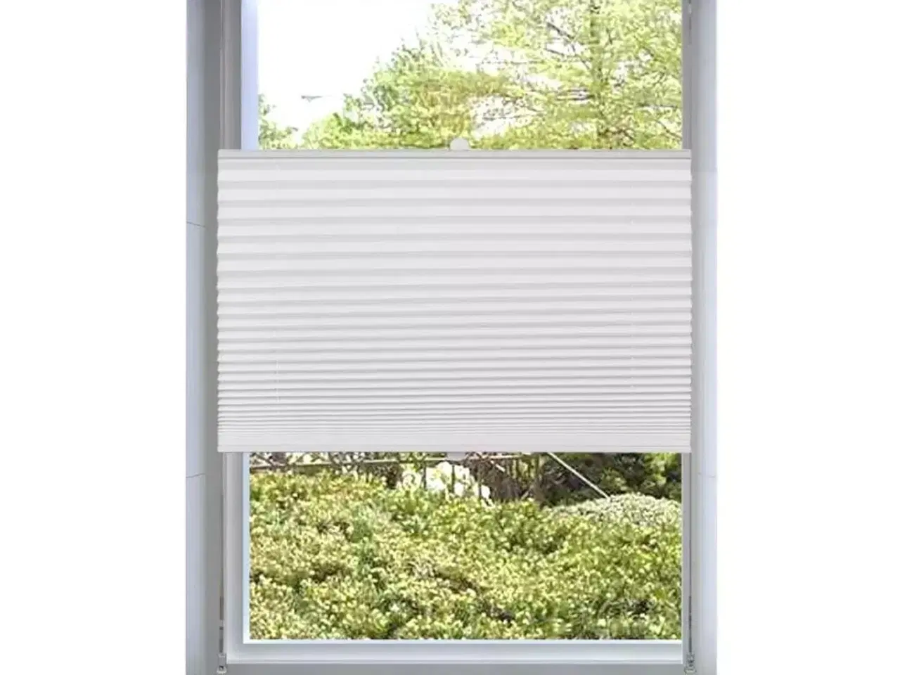 Billede 1 - Plisserede blinde 90x150 cm hvid