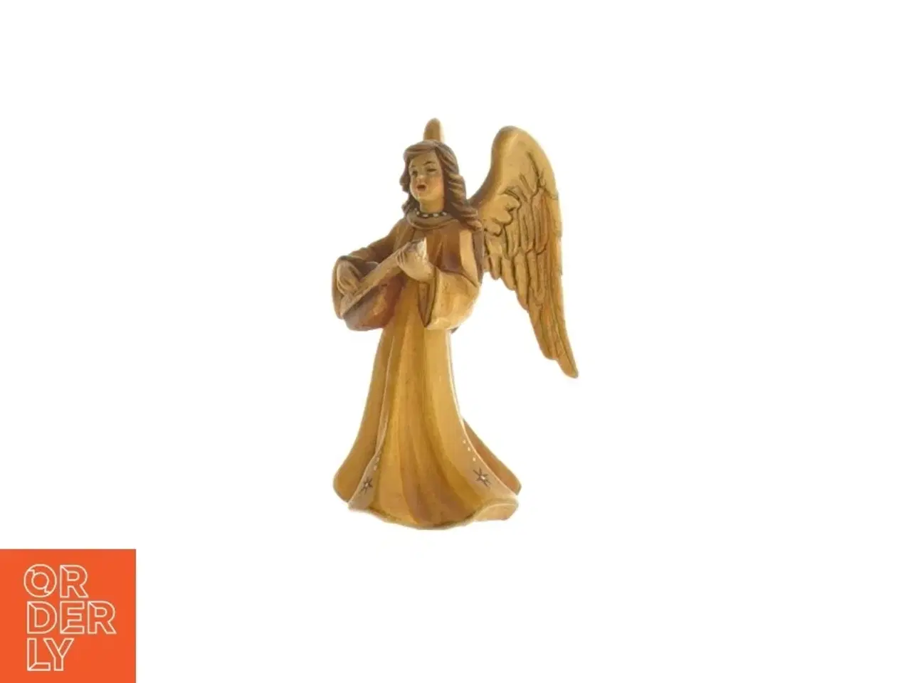 Billede 1 - Træ engel figur (str. 8 x 4 cm)