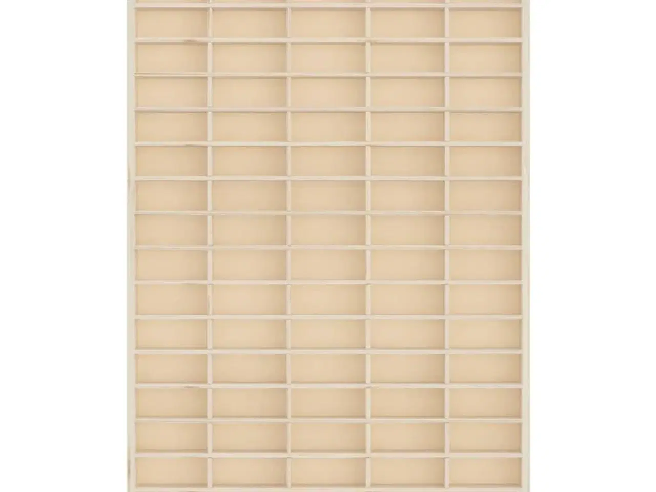 Billede 4 - Samlermontre i træ med 90 rum 50,5x4,5x79 cm