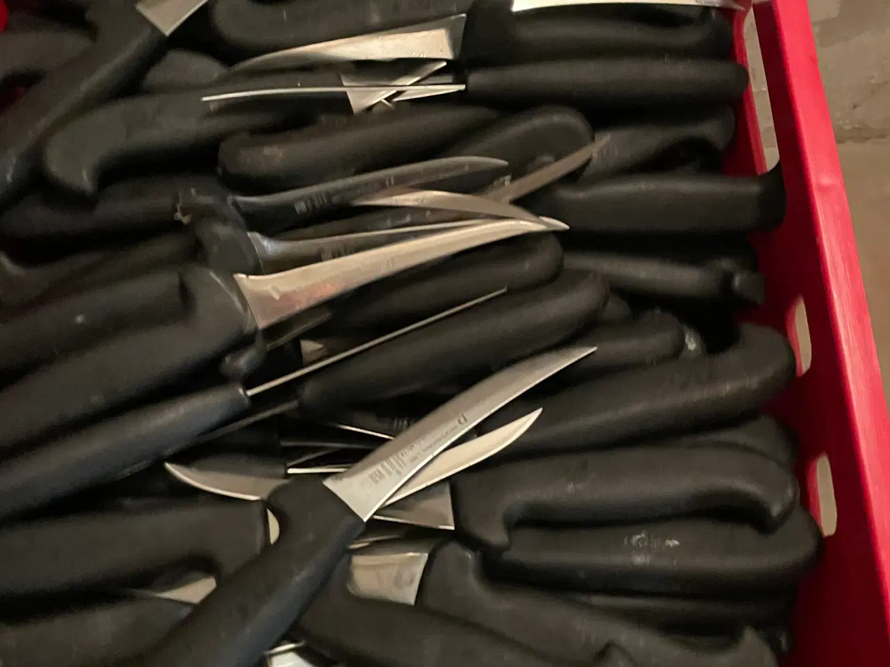 Billede 2 - Brugte slagterknive nyslebne, meget skarpe 4 stk.