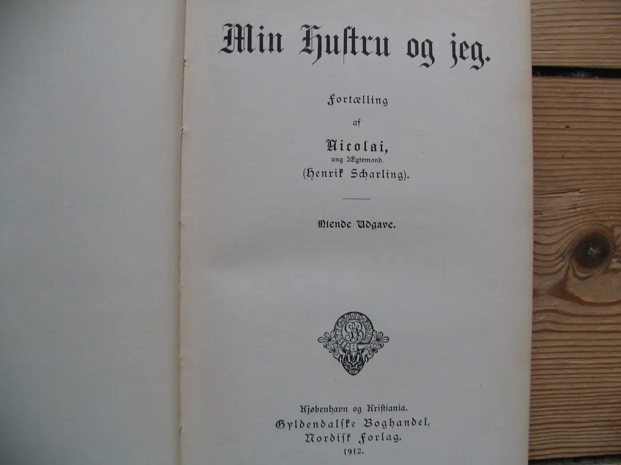 Billede 3 - Henrik Scharling. Min hustru og jeg, fra 1912