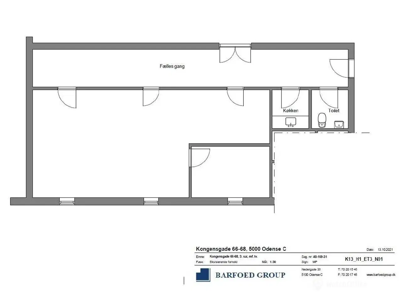 Billede 18 - 124 m² kontor eller showroom i eksklusiv og historisk ejendom i Odense C