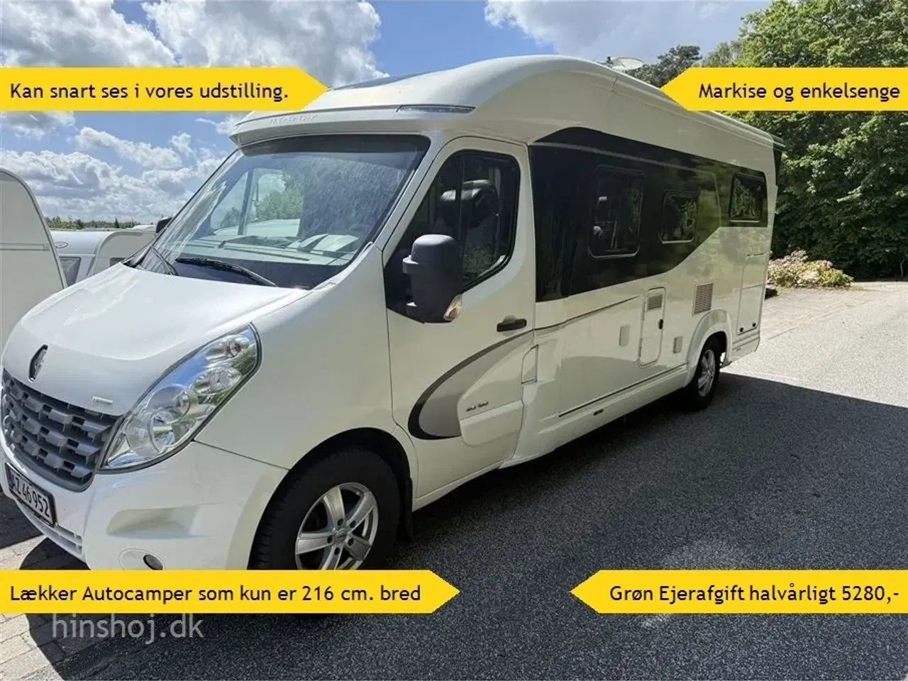 Billede 1 - 2014 - Hobby Optima Premium   Top modellen fra Hobby autocamper hos  Hinshøj Caravan.
