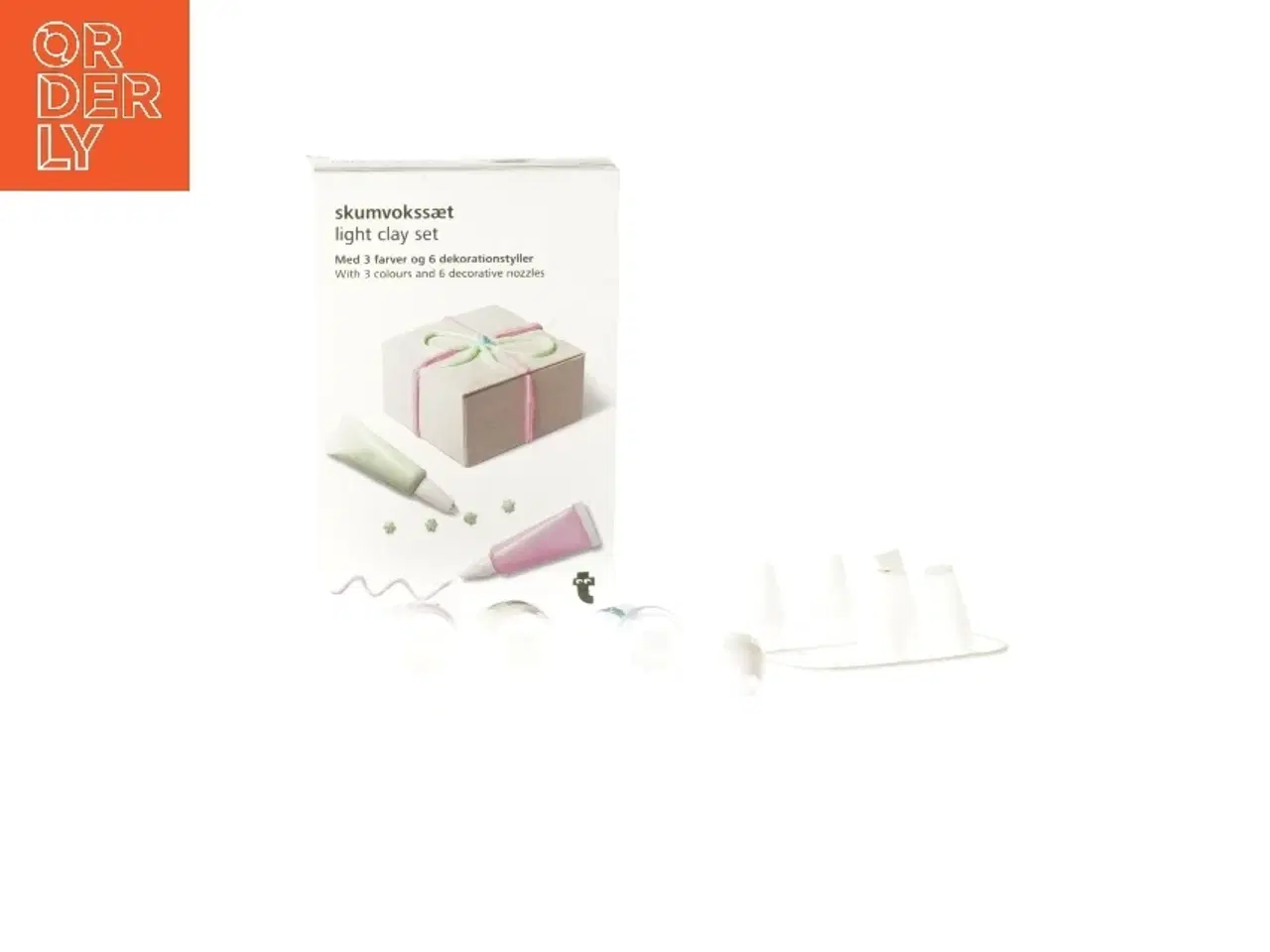 Billede 1 - Light clay set med farver og dyser fra Tiger