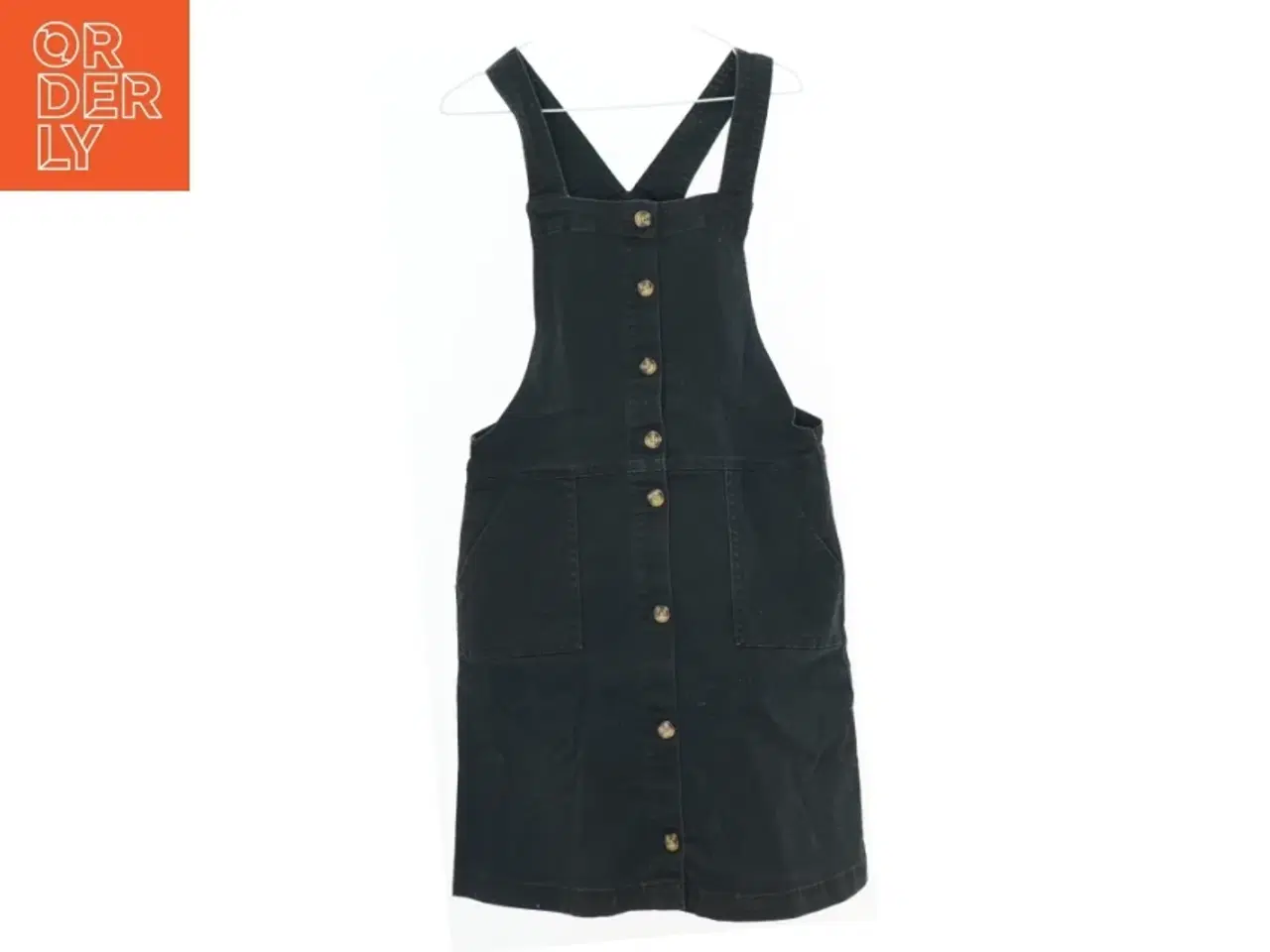 Billede 1 - Sort Jerseykjole med lommer fra H&M (str. 152)