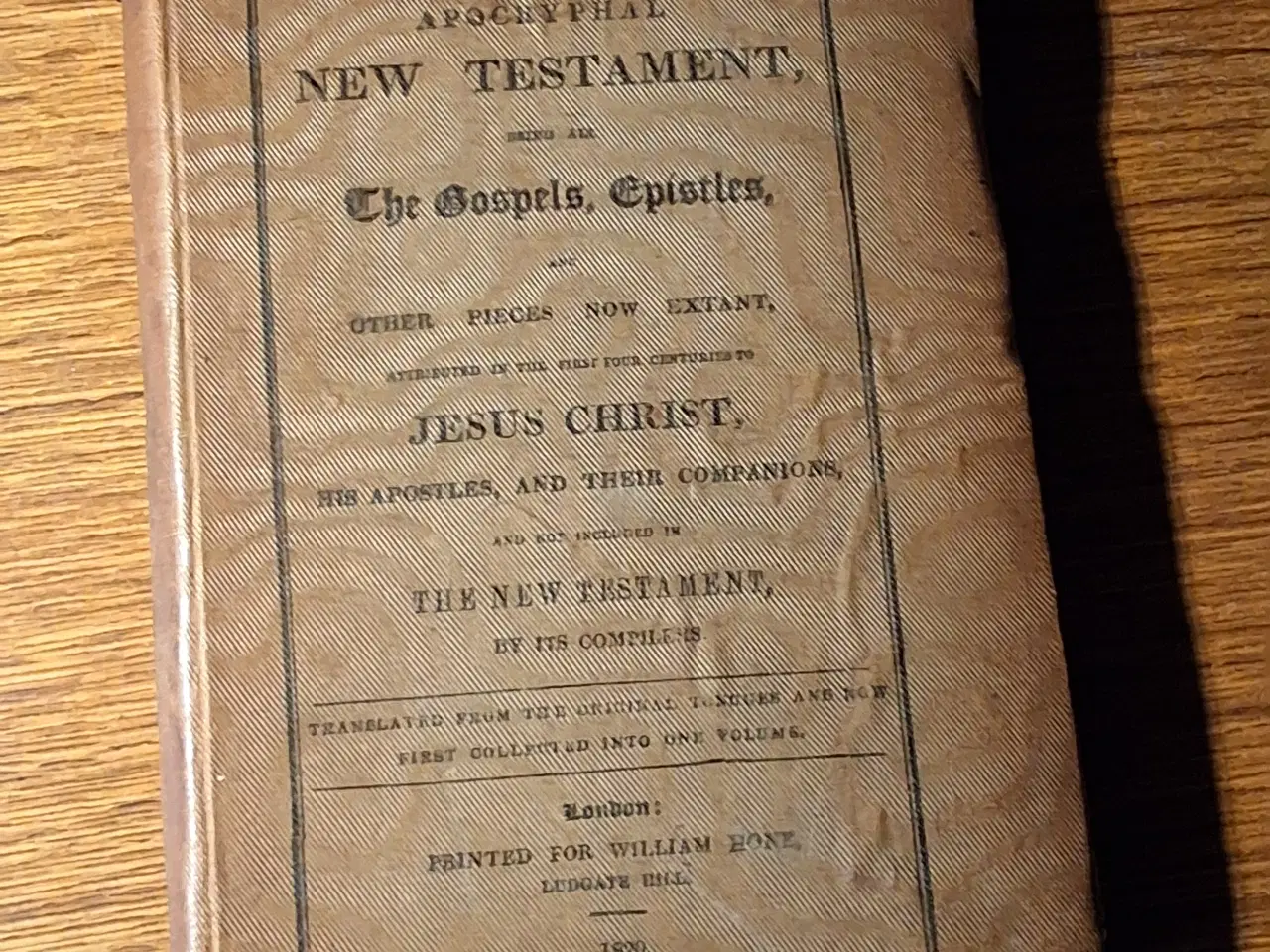 Billede 1 - NEW TESTAMENT,  Antikvarisk bog fra 1820